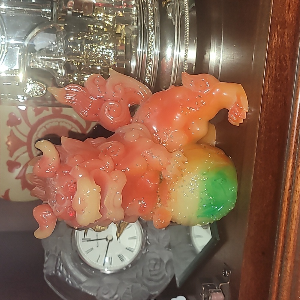 Colorful Foo Dog Figurine